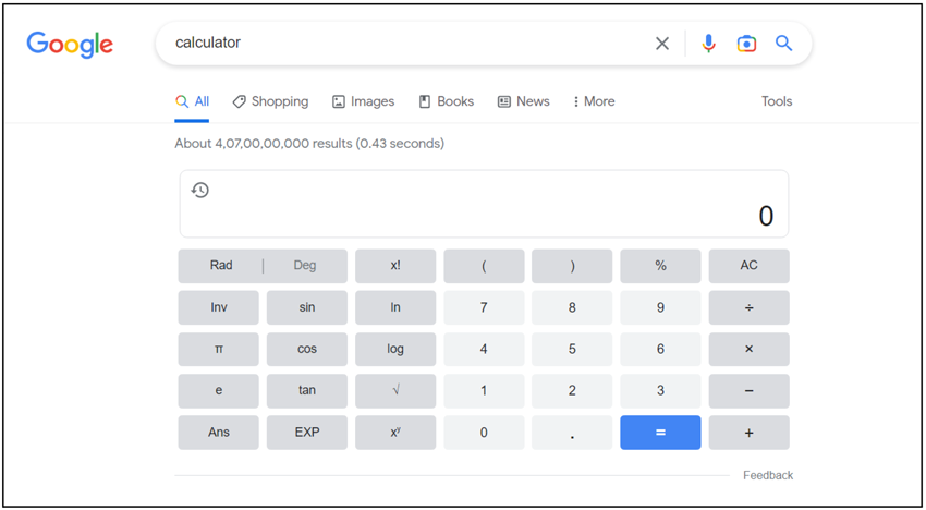 Tool or Calculator