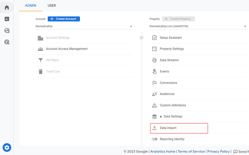  Import data to Google Analytics 4 (GA4)