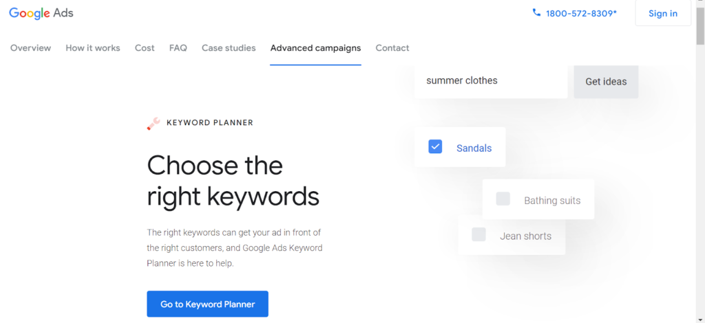 Google Keyword Planner as an SEO Tool