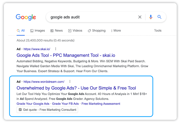 Google's Pay Per Click (PPC) Advertising