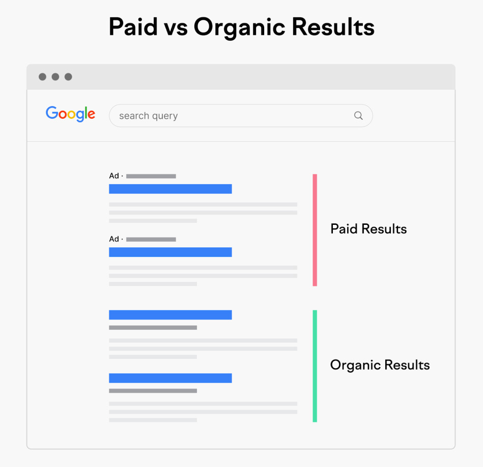 Google's Paid vs Organic Results