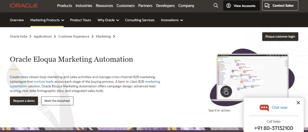 Oracle Eloqua Marketing Automation