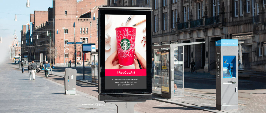 programmatic advertising Starbucks - DOOH Advertising