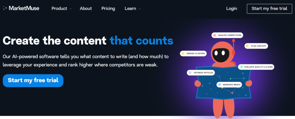 MarketMuse- AI Tools For SEO